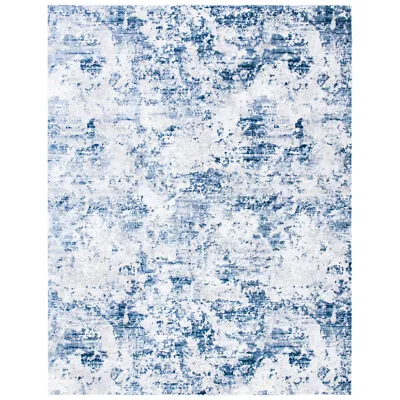 SAFAVIEH Amelia Collection ALA705N Navy / Grey Rug • $96.99