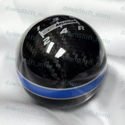 Real Carbon Fiber Shift Knob For  JDM Mugen 1 • $50.90