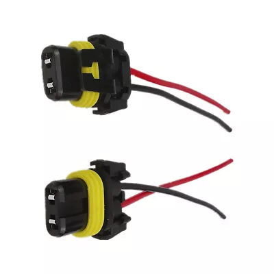 2PCS 9005 9006 Socket Extension Wiring Harness Fog Light Connector US • $6.64