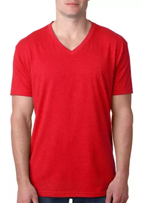 NWT 6XLT 6X Tall SUPER FULL CUT Red V-Neck S/S T-Shirt By B.A.T. WEAR • $28.95