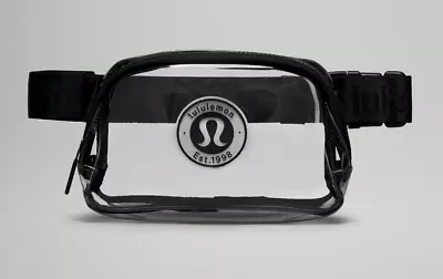 Lululemon NWT Everywhere Belt Bag 1L ~ CLEAR ~ TRANSPARENT Stadium Waist Bag • $56.99