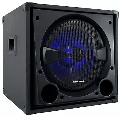 Rockville BASS BLASTER 12 12  800w Powered Home Audio Subwoofer Theater Sub • $219.95