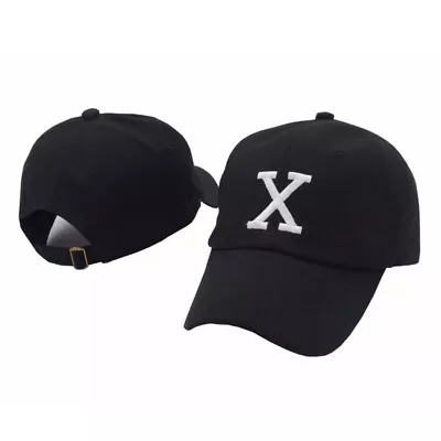 New Malcolm X Baseball Cap Black Unstructured Buckle Letter X Malcom Movie Hat • $23.40