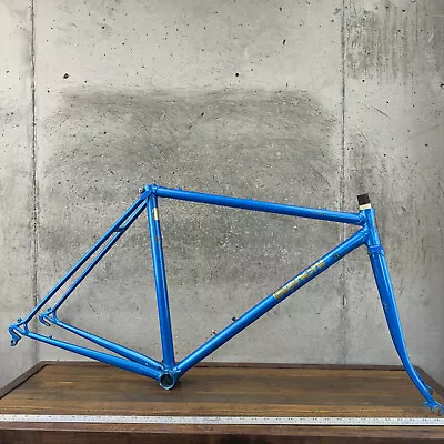 Vintage Bianchi Limited Frame Set 50 Cm Blue Lugged Steel 1980s Road Bike Small • $269.99
