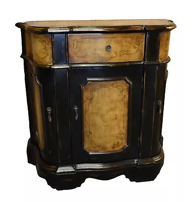 Vintage Pulaski Two Tone Painted Venetian Style Cabinet • $318.40