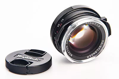 Voigtlander 40mm F/1.4 Nokton Classic Lens MF Leica M Mount NEAR MINT V29 • $424.99