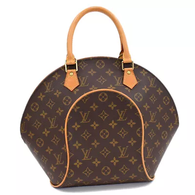 £770.84 • Buy Auth LOUIS VUITTON Monogram Ellipse MM M51126 Hand Bag Brown Canvas A-w29