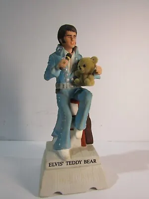 McCormick Elvis Presley & Teddy Bear Musical Miniature Decanter • $175