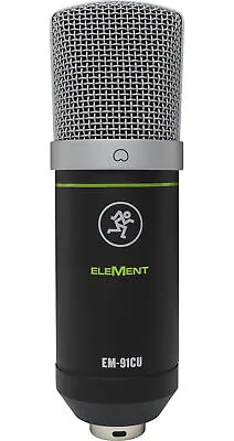 Mackie EM-91CU USB Condenser Recording Zoom Podcast Microphone Mic+Shockmount • $36.95