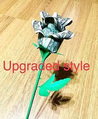 Money Roses Origami Paper Flower Dollar Bill Graduation Christmas Valentine Gift • $30