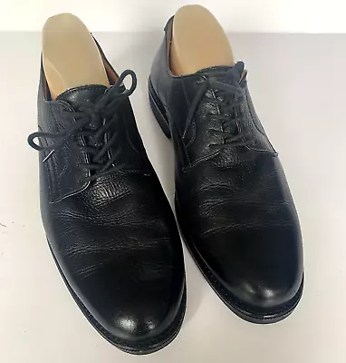 Martin Dingman Classic Diamond Shoes Oxford Lace-up  Black Leather Men's Size 9 • $36