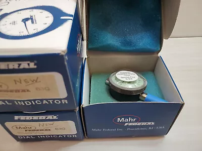 MAHR FEDERAL Dial Indicator Full Jeweled B3Q .0005 • $29.95