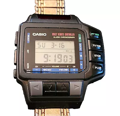 Casio Cmd-10 Vintage Digital Watch Tv Remote Control Made In Japan - Working • $79