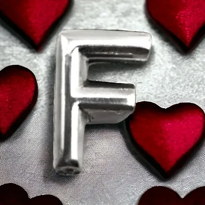 Pandora Moments Sterling Silver Letter F Alphabet Charm • £26