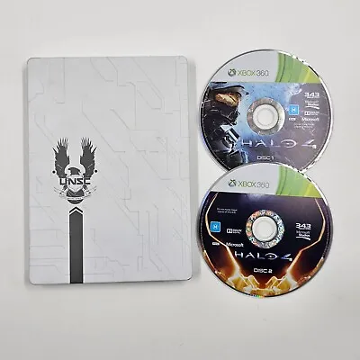 Halo 4 Steelbook Xbox 360 Game PAL 25F4 • $15.95