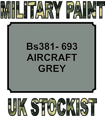 693 Aircraft Grey Military Paint Metal Steel Heat Resistant Engine  Vehicle • £14.99