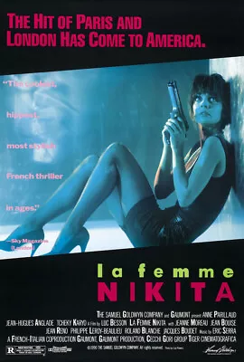 LA FEMME NIKITA MOVIE POSTER 1 Sided ORIGINAL 27x40 LUC BESSON ANNE PARILLAUD • $29