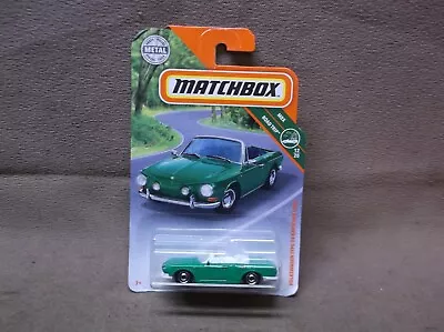 Matchbox Green 2019 #17 Vw Volkswagon Type 34 Karmann Ghia Convertible • $4