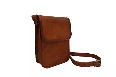 Crossover Sling Bag Mobile Purse Wallet Handbag Vintage Leather Messenger 9 In • $44.99