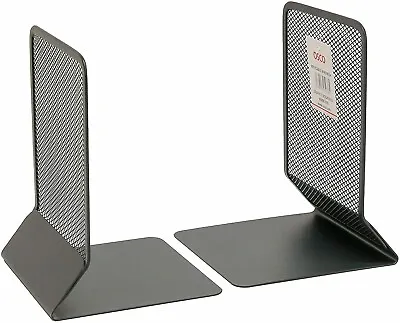 £7.49 • Buy Osco Mesh Bookends - Graphite (Pack Of 2)