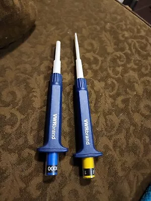 LOT Of 2 VWRbrand Micropipette Pipettes 10μl And 1000μl Pippette • $49.19