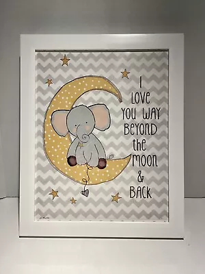 Jo Moulton Love To The Moon & Twinkle Twinkle Elephant Children Toddler Pictures • £21.67