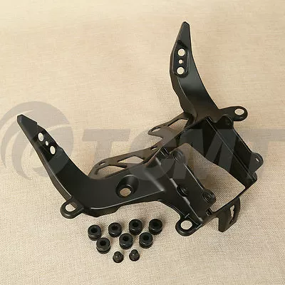 Black Front Upper Headlight Fairing Stay Bracket Fit For BMW S1000RR  2009-2018 • $32.39