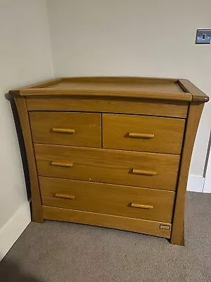 Mamas And Papas Ocean Solid Oak Chest Of Drawers & Baby Changer Collection Only • £100