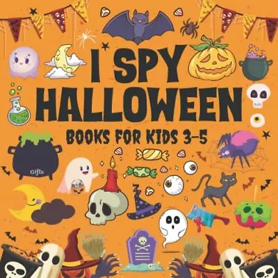 Halloween Gifts For Kids: I Spy Halloween Books For Kids 3-5: Fun Spooky Gue... • $6.09