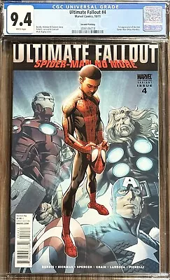 Ultimate Fallout #4 Grade 9.4 1st Miles Morales As Spiderman  2nd Print. 😁 • £148.65