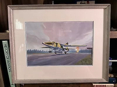 MIG 27 Fogger  -Original CASEIN Painting By Aviation Artist Michael Boss In 1988 • $319