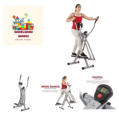 Air Walk Trainer Elliptical Machine Glider W/LCD Monitor 220 LB Max Weight A... • $139.99