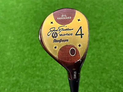 MacGregor Golf JACK NICKLAUS MUIRFIELD Persimmon (4) Fairway Wood Right Steel S • $49.99