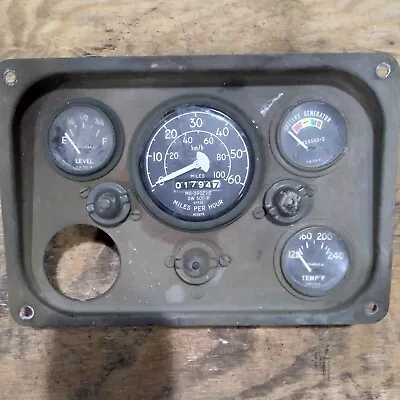 Jeep Instrument Panel Cluster 993129X14 Army Military M151 A1 A2 Gauges • $48.50