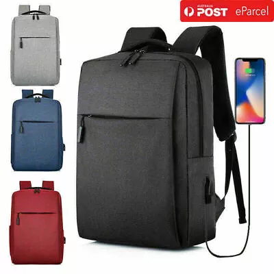 15.6 Inch Laptop USB Backpack School Bag Rucksack Men Travel Business Daypacks • $25.29