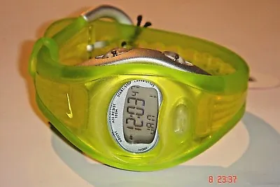 £19.99 • Buy Nike Tempest Flow Digital Lime Sports Watch 3-302 Unisex RARE + Box