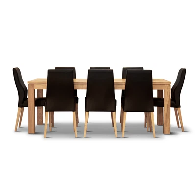 $1393.76 • Buy Rosemallow Dining Table 210cm 8 Seater Parquet Top Solid Messmate Timber Wood