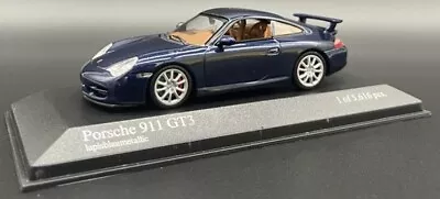 Minichamps 1/43 Porsche 911 GT3 2003 Blue 400062021 • $55.99