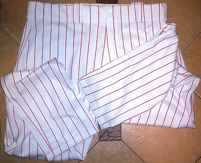 *New* Philadelphia Phillies *Player Issued* Majestic Pinstripes Baseball PANTS • $40