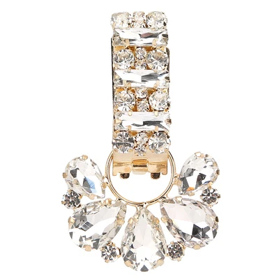 £4.39 • Buy (White Water Drops)Rhinestone Buckle Rhinestone Crystal Buckle Decoration Not