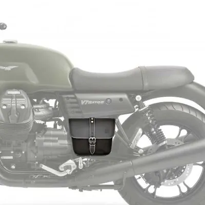 Bag Side Fairing Exmoto For Moto Guzzi V7 III V7 850 V9 Cotton Waxed & Skin • $100.92