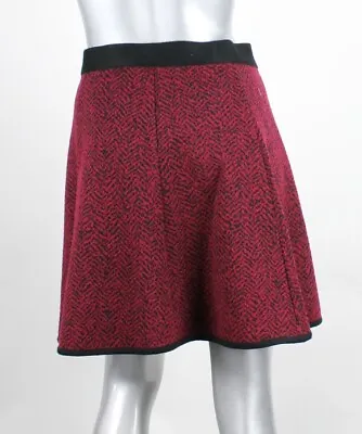 W118 By Walter Baker New Burgundy Skater Skirt S Msrp $118 • $11.99