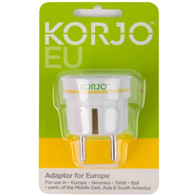 $10 • Buy Korjo Travel Adapter For Europe EU And Australia South America Middle East Asia