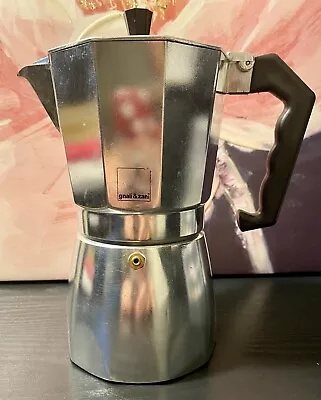 Gnali & Zani Italian 6 Cup Moka Pot Espresso Coffee Maker Stovetop • $15