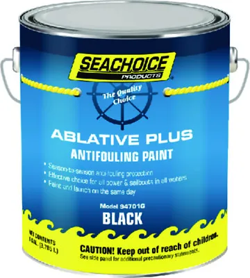 SeaChoice Boat Marine BLACK Ablative PLUS Antifouling Bottom Paint GALLON 94701G • $120.49