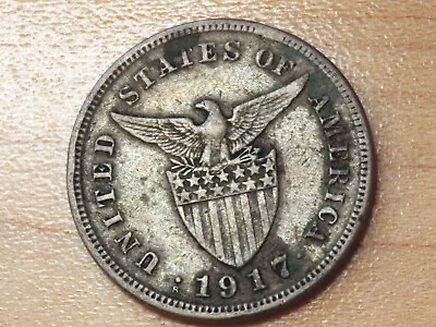 1917 Philippines 5 Centavos • $5.89