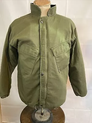 US MILITARY Small JACKET COAT SUIT CHEMICAL PROTECTIVE ARMY GREEN • $32