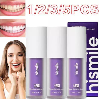 5PCS Hismile-V34 Colour-Corrector Teeth Whitening Tooth Stain Removal 30ml • $25.59