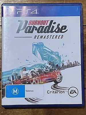 PS4 Burnout Paradise Remastered  Playstation Sony Like New • $30