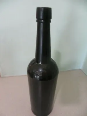 $112.50 • Buy 3 Piece Mold Patent Whisky Bottle Green Glass Swirled Civil War Era  Applied Top